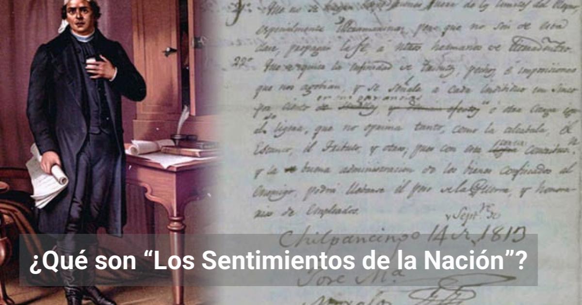 ¿Qué son “Los Sentimientos de la Nación”? | El Observador de la Actualidad
