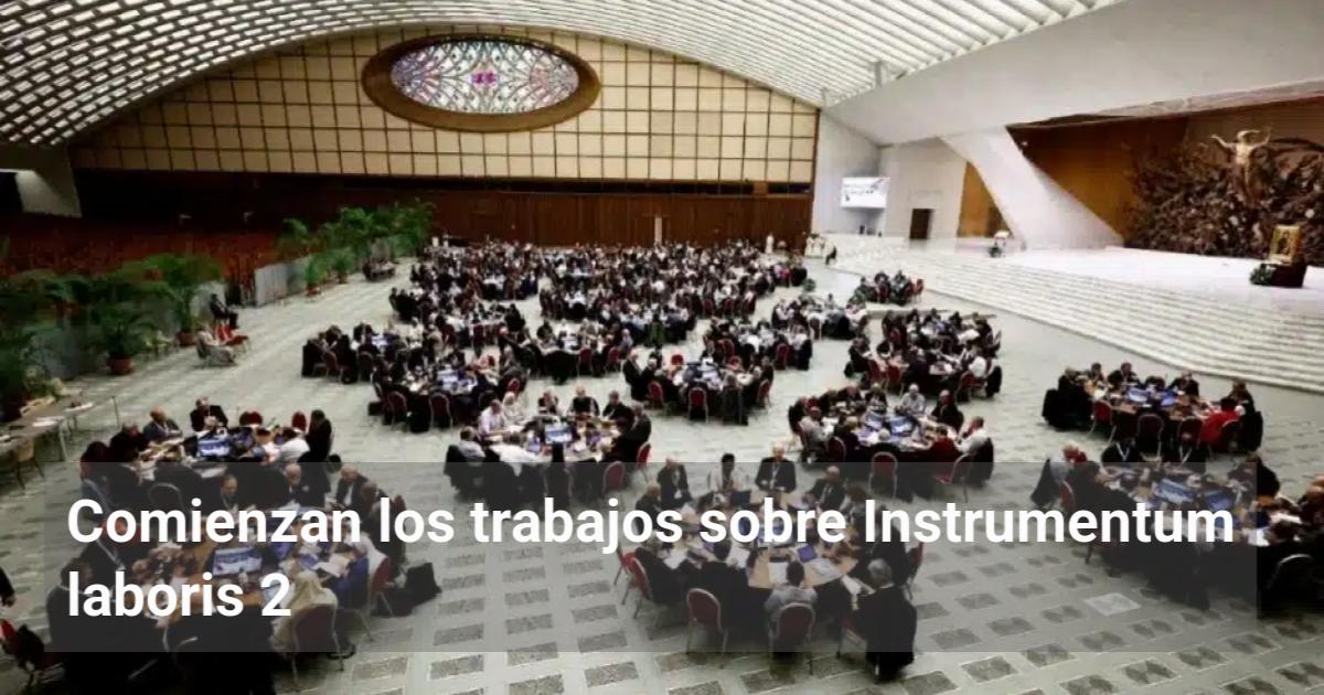 Comienzan los trabajos sobre Instrumentum laboris 2 | El Observador de ...