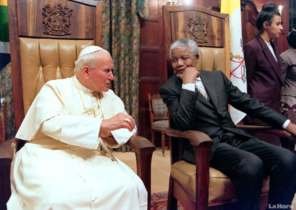 Nelson Mandela, inspirado por el catolicismo
