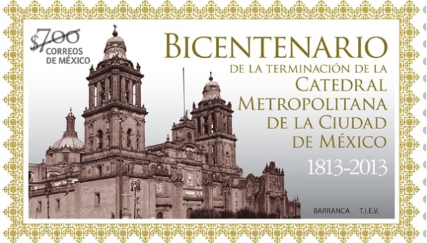 Ponen en circulación una estampilla por el bicentenario de Catedral