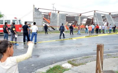 Se derrumba una iglesia en Nuevo León