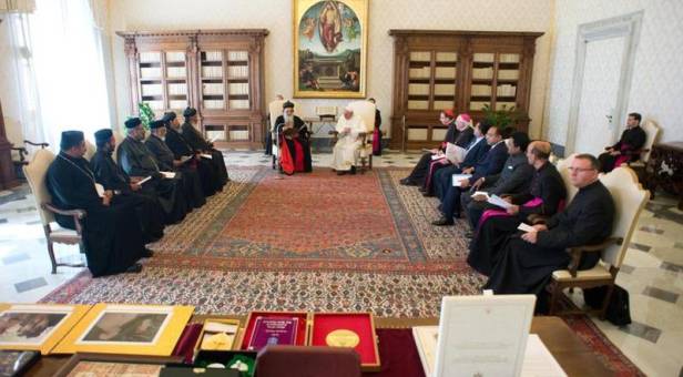 El Papa recibe al Catholicos de la Iglesia Ortodoxa siro-malankar