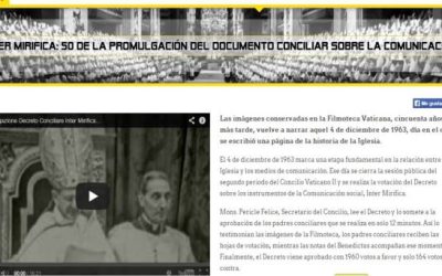Lanzan portal multimedial a los 50 años de Inter Mirifica
