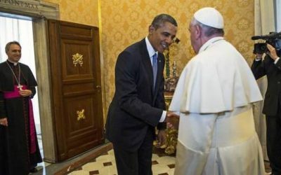 El Papa recibe al presidente Barack Obama