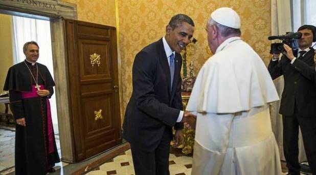 El Papa recibe al presidente Barack Obama