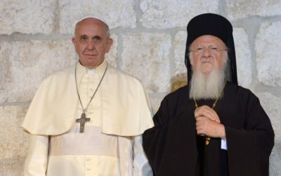 Declaración conjunta entre el Papa Francisco y el Patriarca Bartolomé