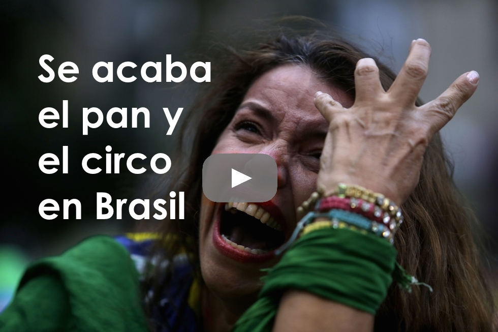 Se acaba el pan y el circo en Brasil