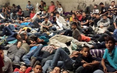 Niños tratados como animales