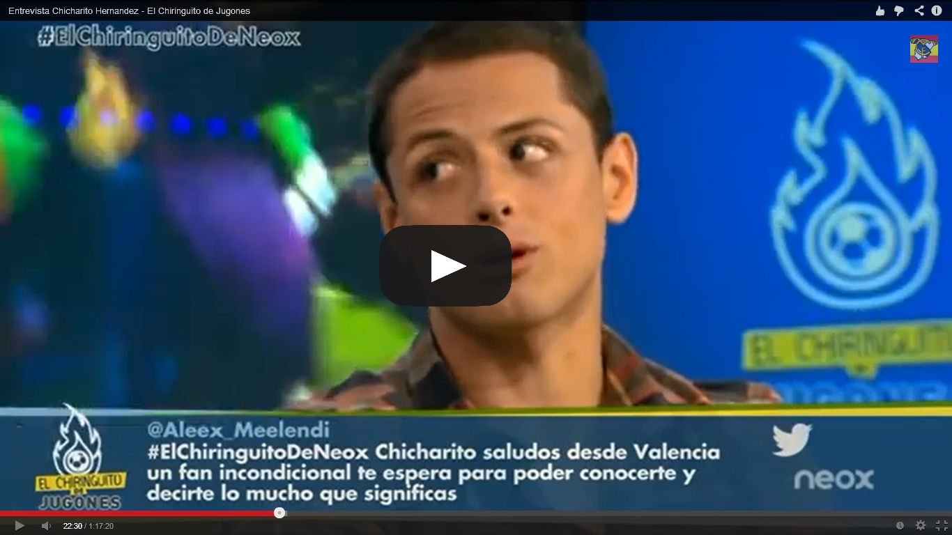 Ve el video de la entrevista: Chicharito se declara devoto de San Juan Pablo II