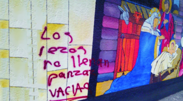 “Los rezos no llenan panzas vacías”