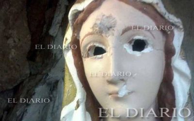 Dañan imagen de la Virgen en Chihuahua México