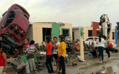La Iglesia organiza ayuda a damnificados por tornado en Cd. Acuña