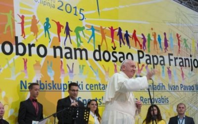 Salvar la esperanza, ser puente de fraternidad: Francisco a jóvenes de Bosnia-Herzegovina