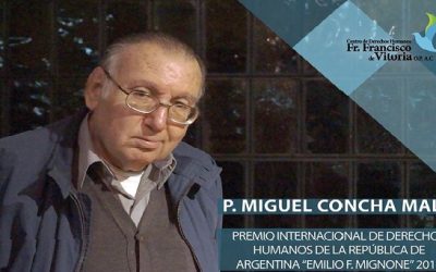 Reconocen labor del dominico Miguel Concha Malo en favor de los derechos humanos