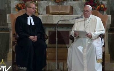 Francisco anuncia celebración conjunta por los 500 años de la Reforma luterana