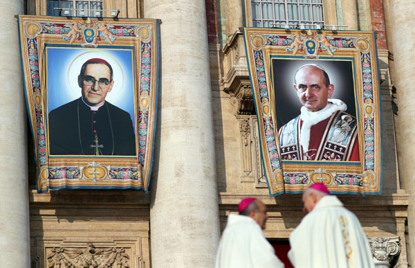 El significado de la canonización conjunta de Pablo VI y Óscar Romero