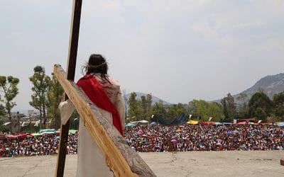 Fe viva que se hace presente en el vía crucis de Iztapalapa