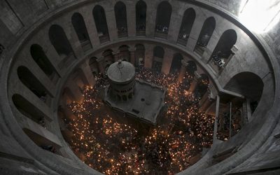 El prodigio del Fuego Santo en Jerusalén