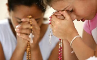 Siete momentos para rezar el Rosario