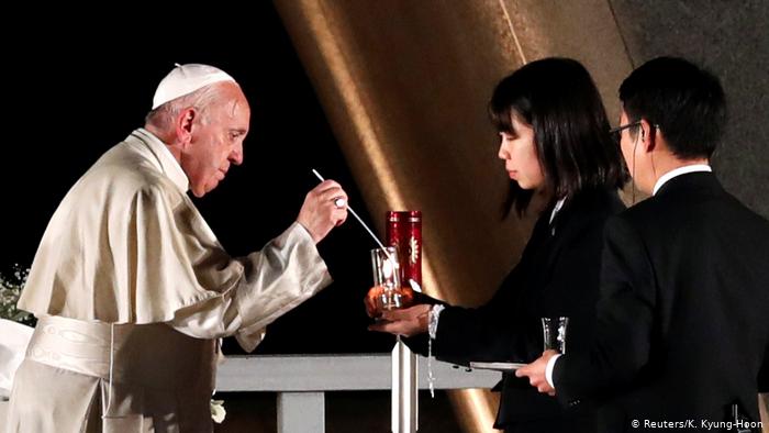 Papa Francisco en Hiroshima: El uso de energía atómica para la guerra es inmoral