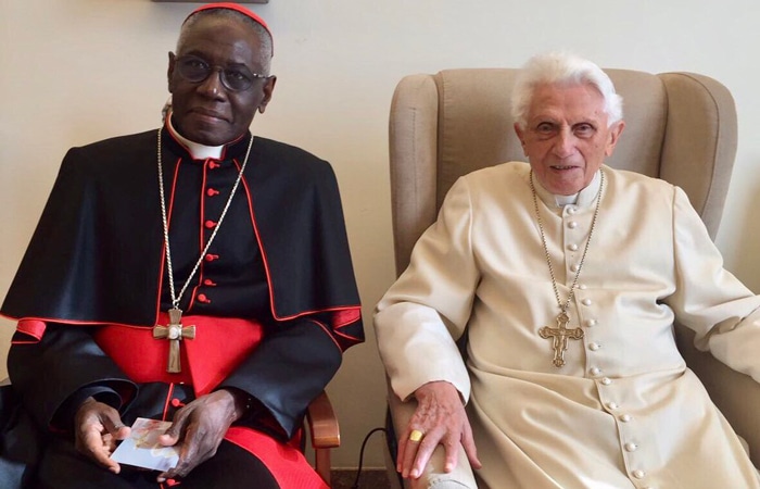 ¿Benedicto XVI es el co-autor del libro sobre el celibato?