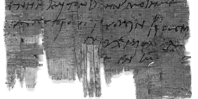 La carta más antigua entre cristianos, identificada en Suiza