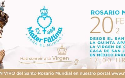 Mater Fátima 2020: pedir la intercesión de la Virgen María por la paz del mundo