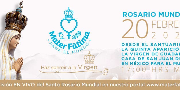 Mater Fátima 2020: pedir la intercesión de la Virgen María por la paz del mundo