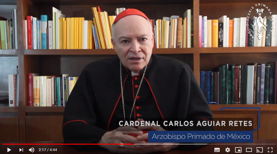 La Iglesia crece y se fortalece: Cardenal Carlos Aguiar