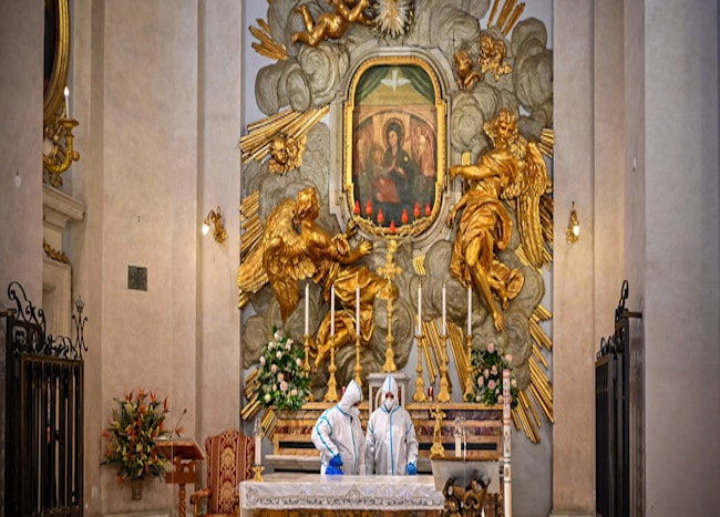 Reapertura de la Basílica de San Pedro en Roma