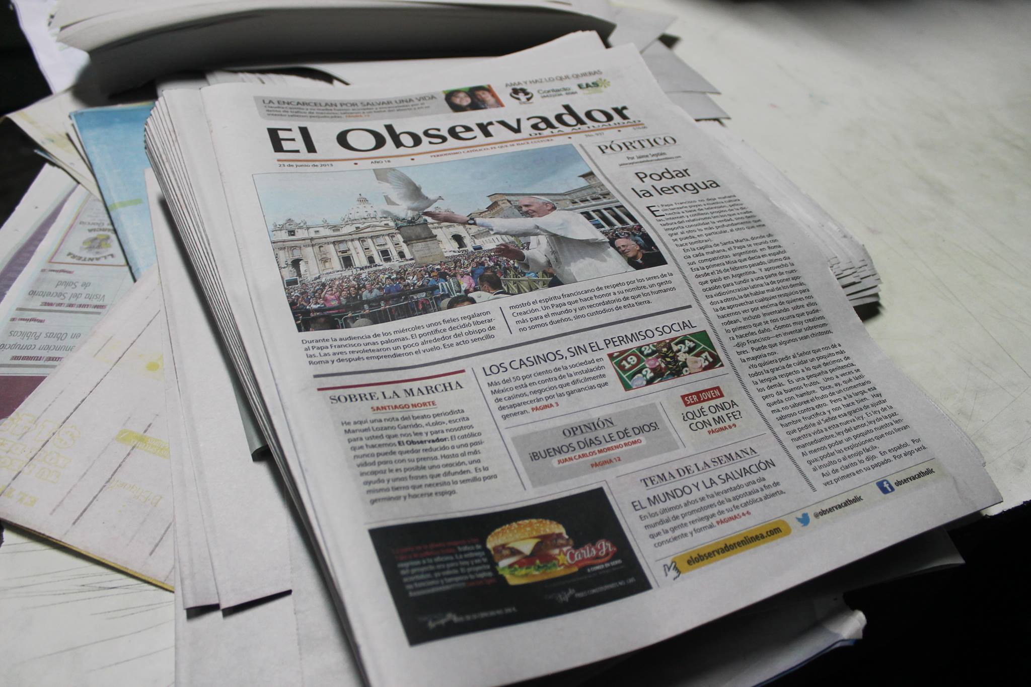 "Pienso que ¡un periodismo así no debe morir!": Mario De Gasperín