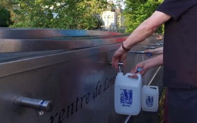 El agua de Lourdes y una multitud de curaciones