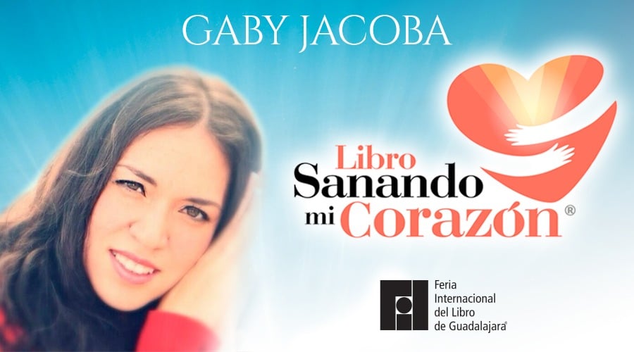 Gaby Jacoba y su libro Sanando mi Corazón presentes en la FIL