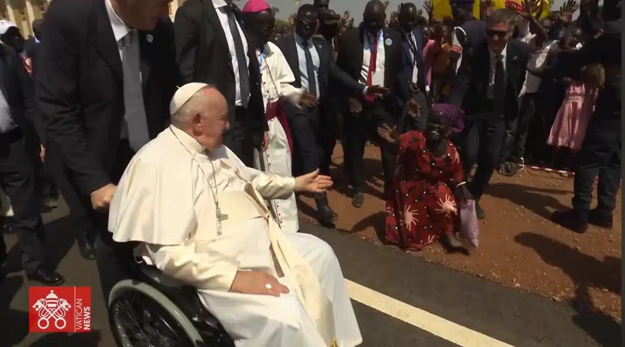 Papa Francisco en Sudan