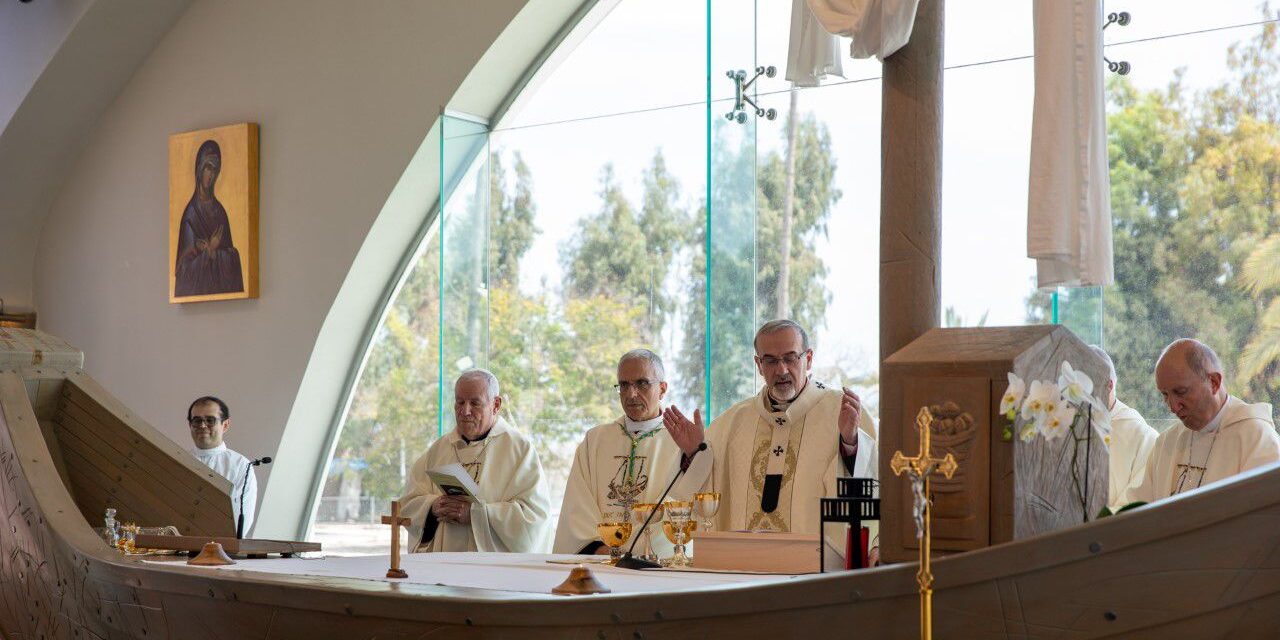 El Patriarca de Jerusalén inaugura el Magdala Visitor Center en Galilea