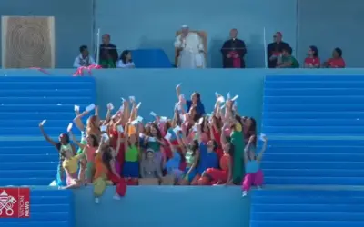 El Papa en la Ceremonia de acogida de la JMJ: «ninguno es cristiano por casualidad”