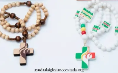 Agradecen ayuda de ACN para la producción y distribución de miles de rosarios de la JMJ