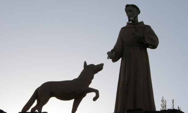 San Francisco y el lobo de Gubbio