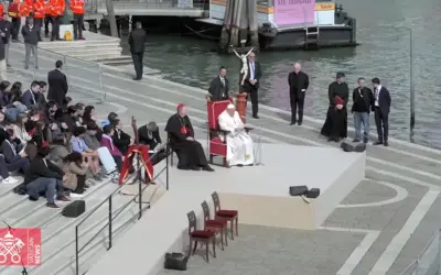 Las cinco intensas horas del Papa en Venecia en un vídeo