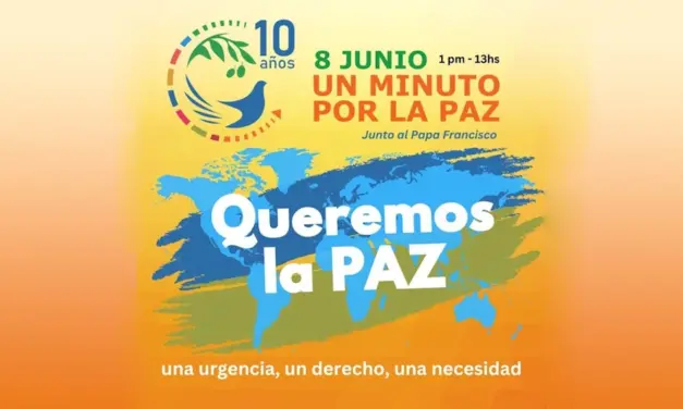 “Un minuto por la paz” junto al Papa Francisco