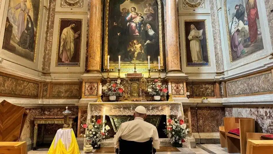 Oración del Papa Francisco en el día de Santa Mónica