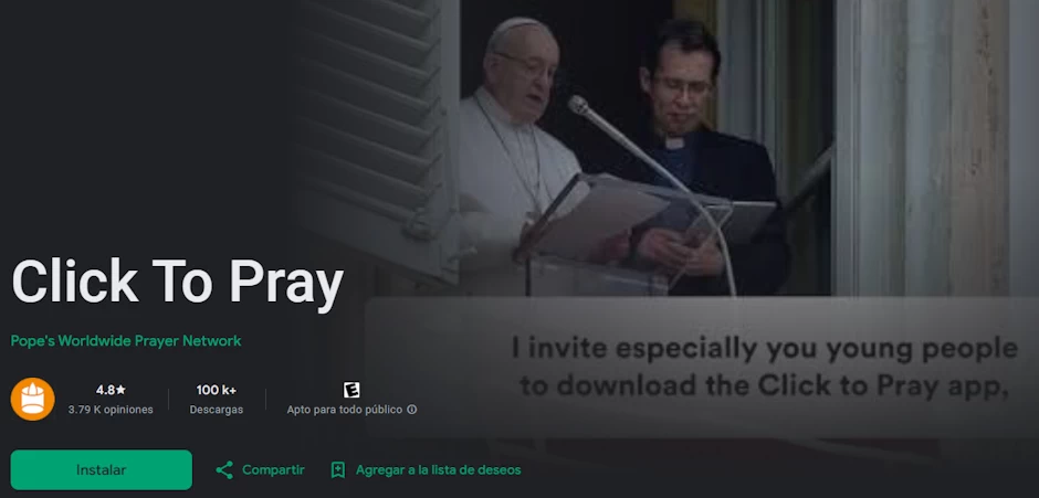 Click To Pray: la app que une a la Iglesia