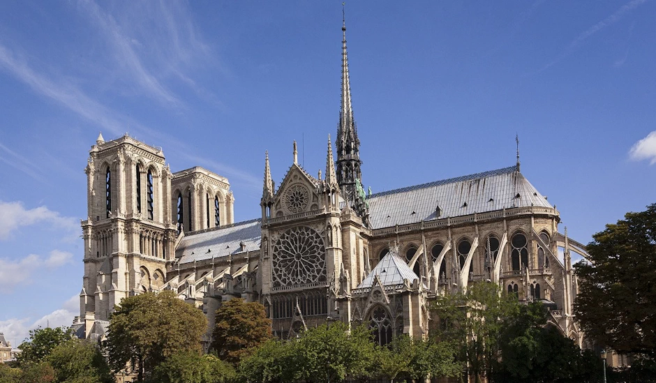 Itinerario de la restauración de la Catedral de Notre-Dame de París