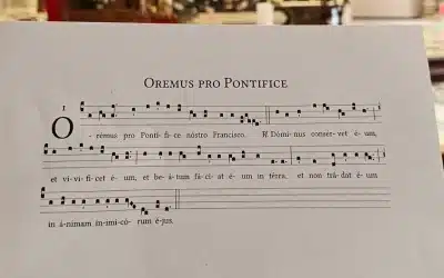 El canto «Oremus pro Pontifice» resuena en San Pedro