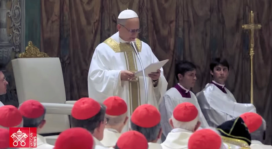 Primera homilía del Papa León XIV