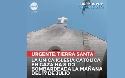 El único templo católico en Gaza fue alcanzado por un bombardeo