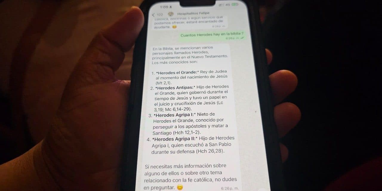 «Felipe»: la inteligencia artificial católica llega a WhatsApp