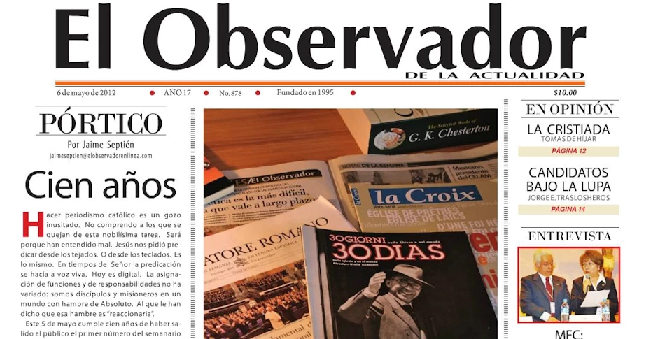 ¿Qué es lo que observa El Observador?