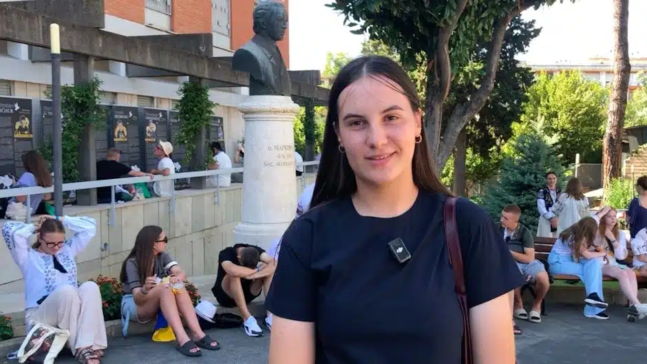 Los jóvenes ucranianos: «Traemos esperanza en un futuro de paz»