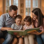 La magia de la lectura compartida a-warm-photograph-of-a-family
